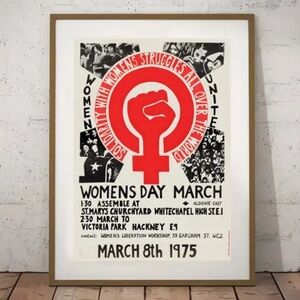 "Women Unite" Feminist Canvas Poster Print Wall Art